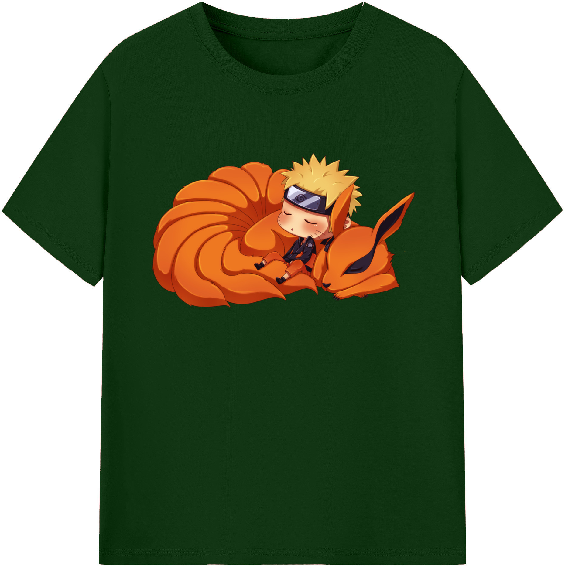 （画像用） NARUTO -ナルト- うずまき ナルト Uzumaki Naruto 綿100％半袖Tシャツ（フロントプリント）